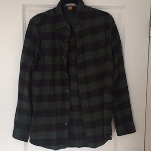 90’s Dark Green Flannel